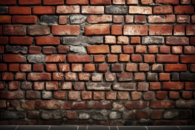 Backdrop of an aged unkempt masonry wall