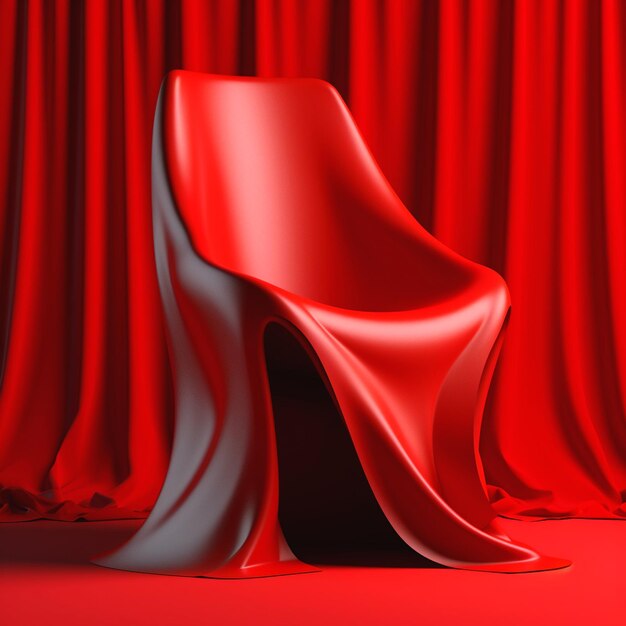 Photo backdrop for chair