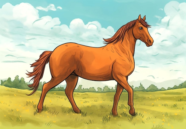 backdrop for horse