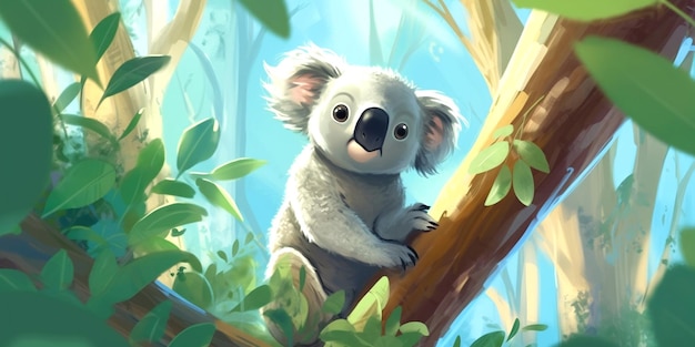 backdrop for koala