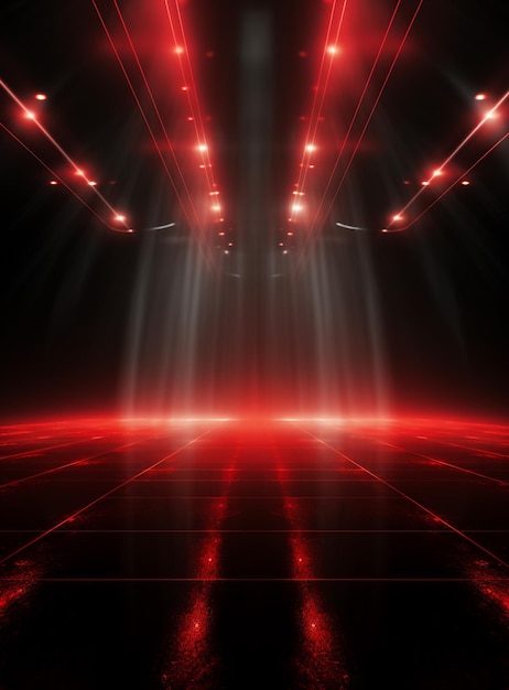 Фон Красные прожекторы для флаеров Баннер и фон реалистичный образ ультра высокого разрешения дизайн