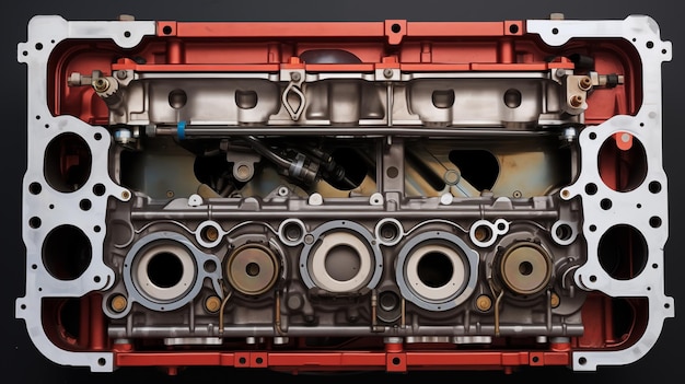 Backdrop scene for cylinder head gasket replacement AI Generated