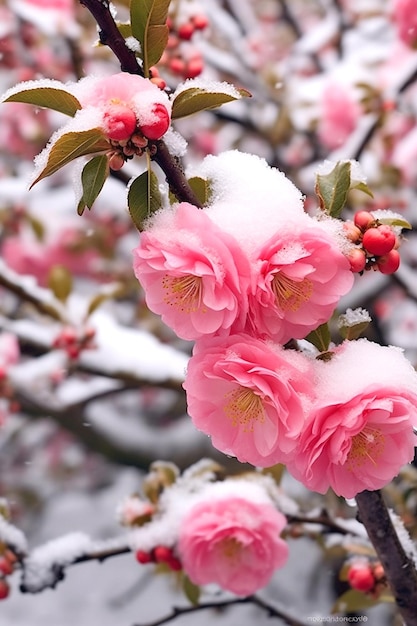 backdrop for snowfall