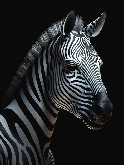 Photo backdrop for zebra