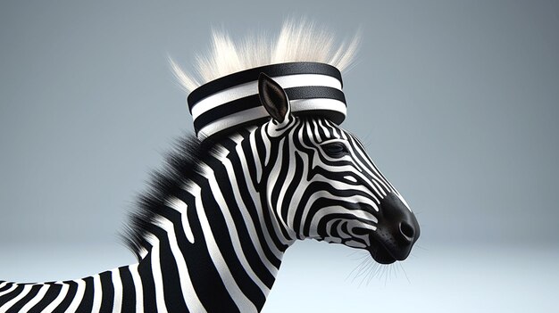 Photo backdrop for zebra