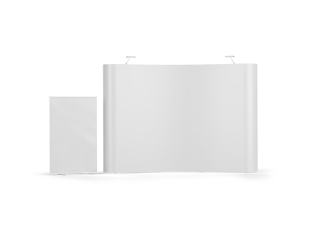 backdropBlank trade show display booth