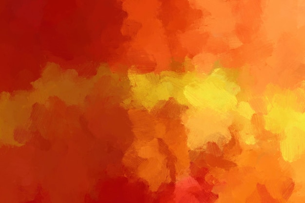 Background abstract brush oil painting orange yellow