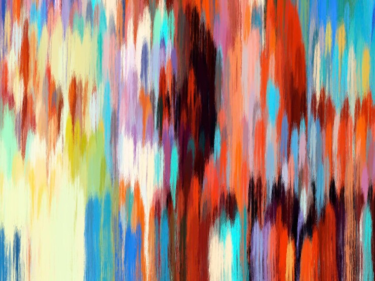 Photo background abstract colorful brush line