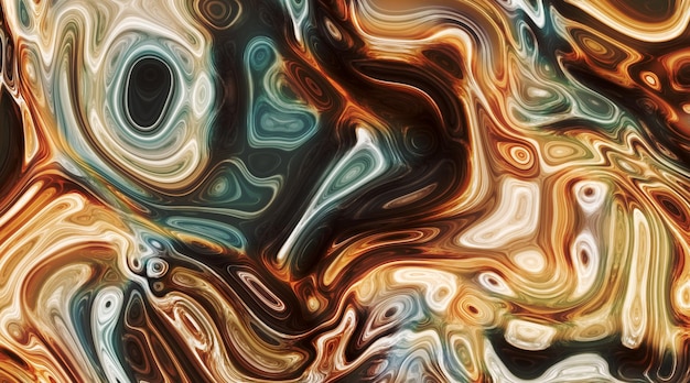 Background of abstract creative color flow mix with paint