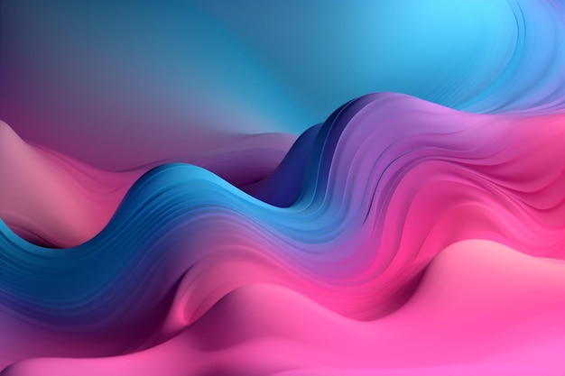 background abstract dynamic blue decorative wallpaper shape creative cyberspace pattern pink modern generative ai