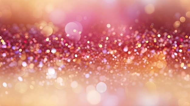 background of abstract glitter lights gold pink and red defocused seamless pattern wallpaper