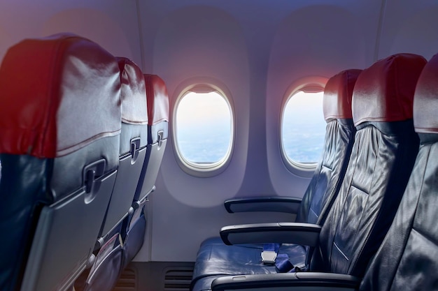 Background of airplane seatsx9