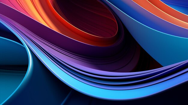 Background art abstract rainbow