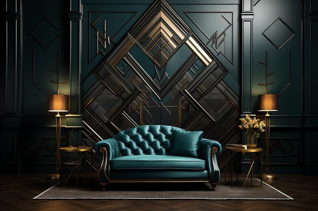 Background of Art Deco Glamour Geometric Art Backdrop Art Deco Wallpaper B Content Creator Stream