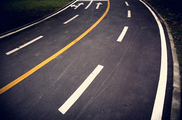 Background of Asphalt empty street