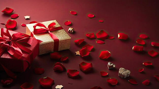 Background banner design for Valentine Day