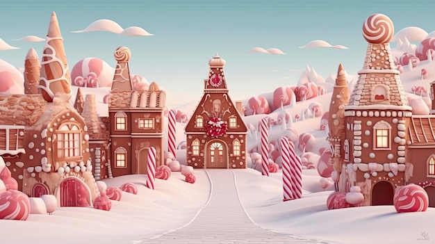 background banner of Gingerbread Christmas deals