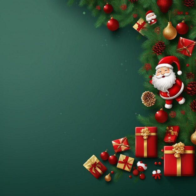 Background banner natal