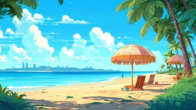 background for beach