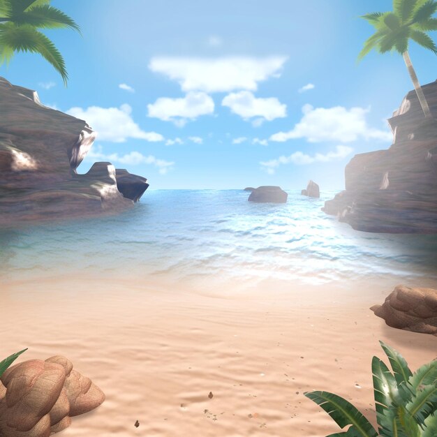 Background for beach
