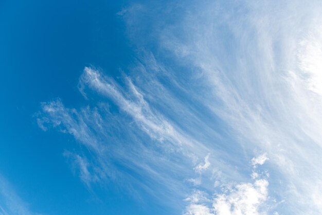 Background beautiful blue sky with white clouds