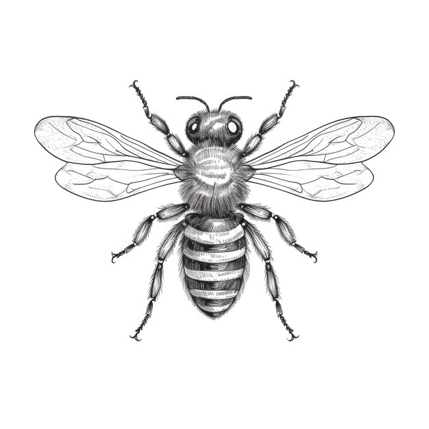 Background bee ai generated