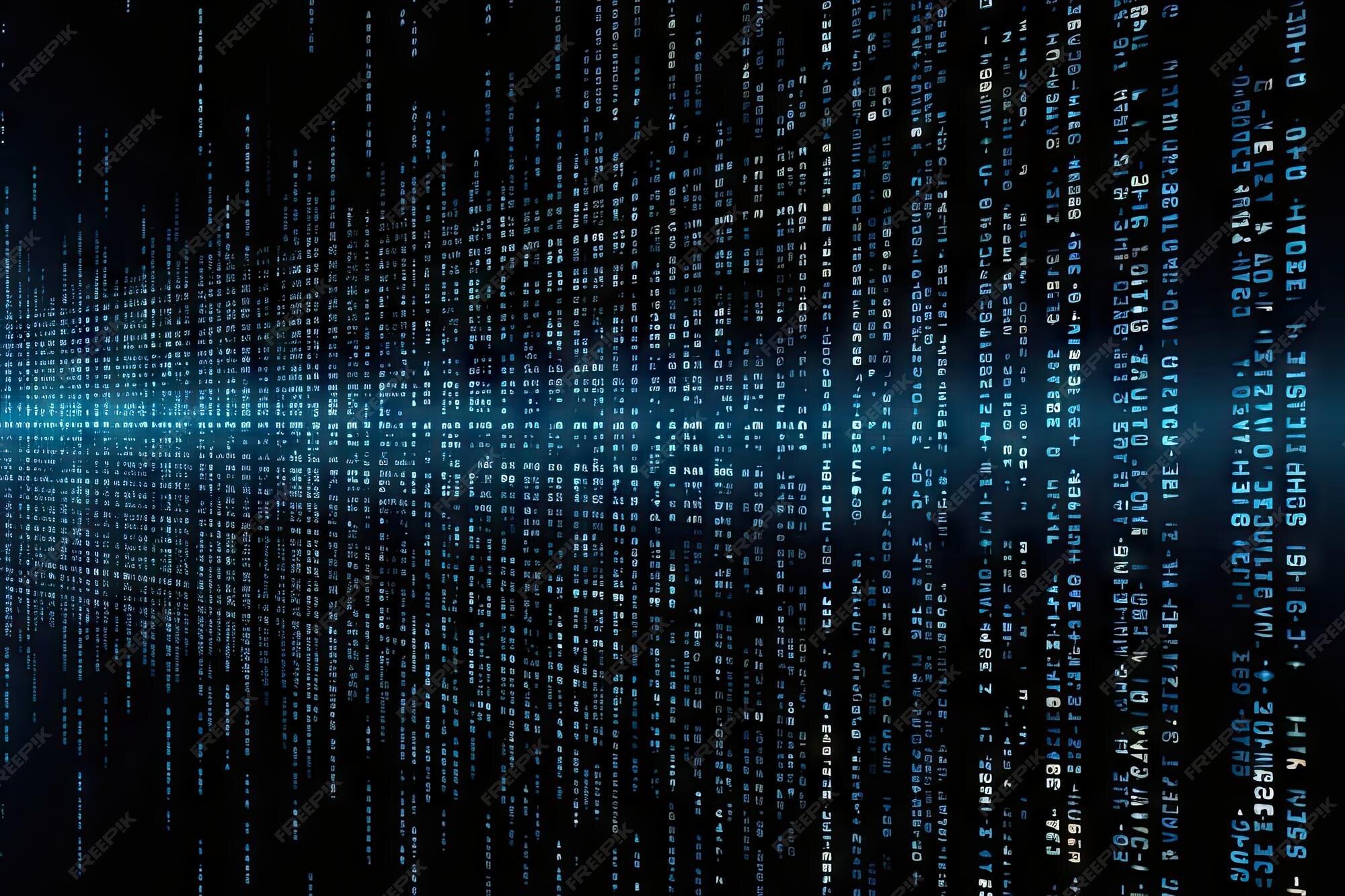 Premium AI Image | The background of binary code