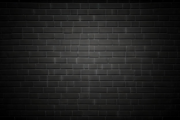 Background of a black brick wall texture Image in format