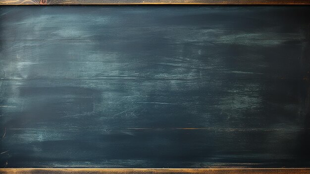 background blackboard empty blank dark blue indigo back to school with a copy of the space chalk board