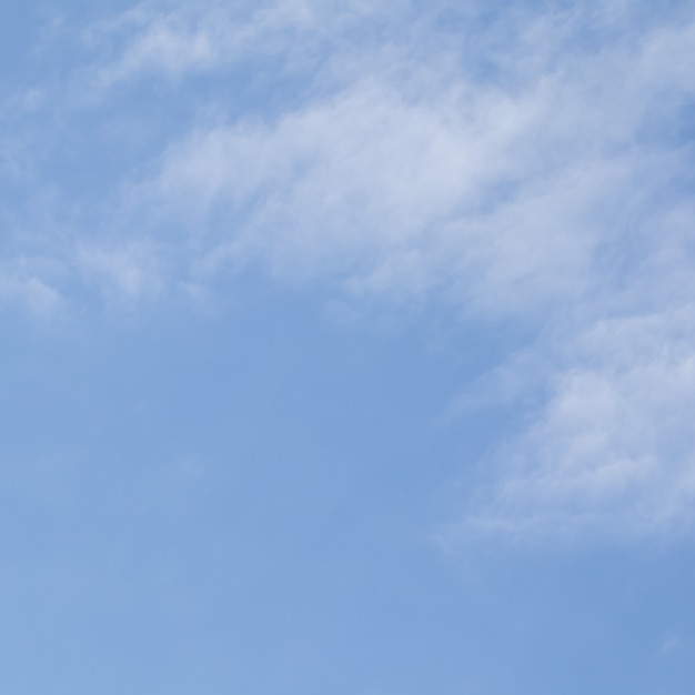 Background of blue sky with white clouds