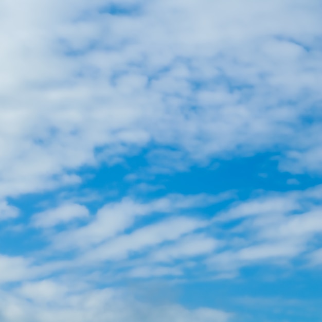 Background of blue sky with white clouds