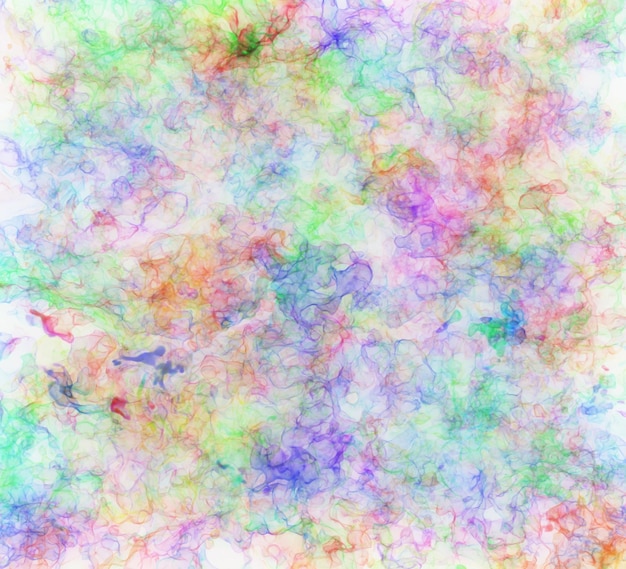 background of blurred translucent colored spots on white background