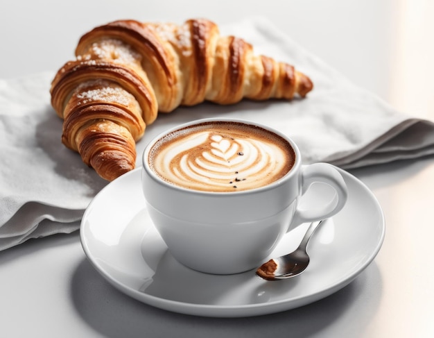 background breakfast brown coffee High quality photo