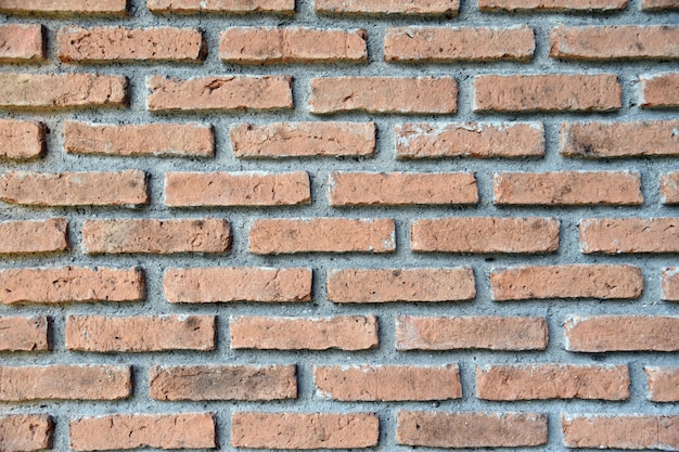 Background of brick wall texture. Old red brick wall. 