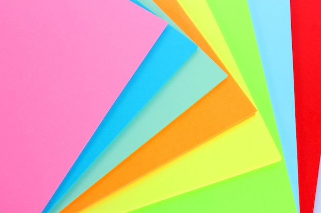 Background of bright colorful paper