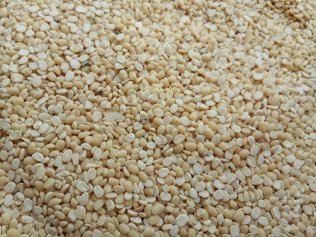 Background of broken Mung Lentils Moong Dal