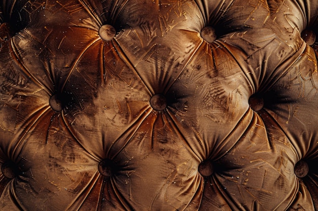 Photo background of brown velor fabric modern upholstered velvet furniture creative vintage background