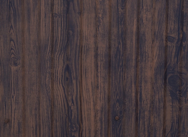 Background of brown wooden boards, wood texture with knots