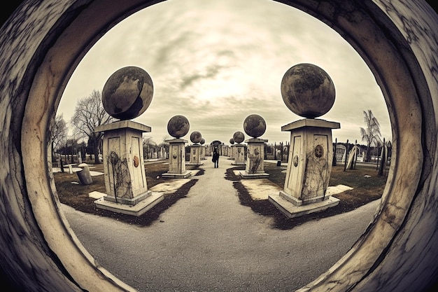 Foto sfondo per il cimitero