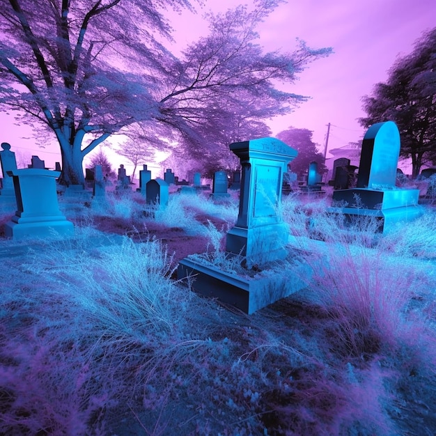 Photo background for cemetery