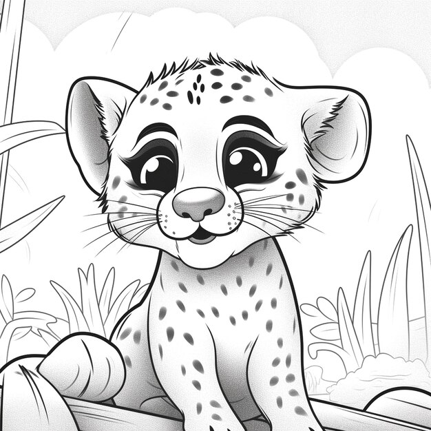 Photo background for cheetah