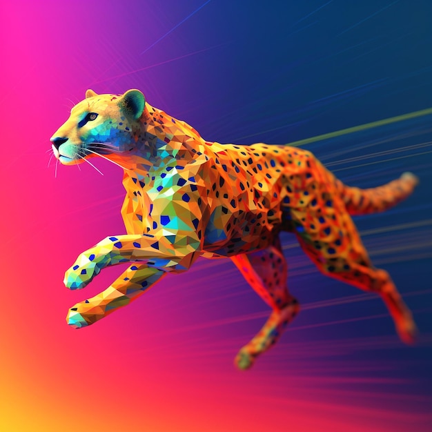 Photo background for cheetah