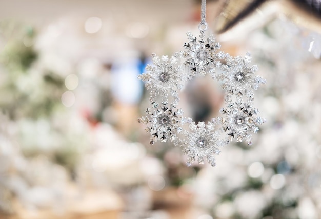 Background of christmas toys on the tree