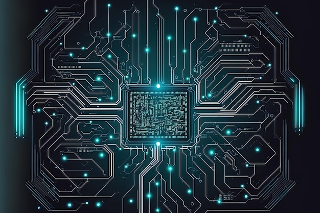 Background of circuit diagrams in technology