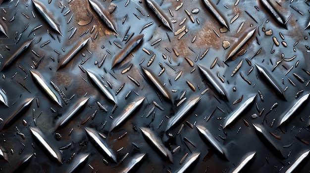 Photo background closeup view of metal texture surface