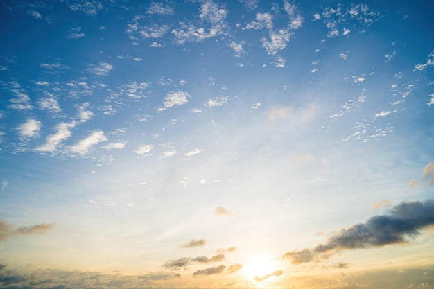 Background cloud summer Cloud summer Sky cloud cinematic Natural sky beautiful and cinematic sunset texture background