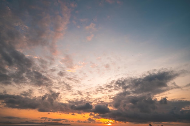 Background cloud summer Cloud summer Sky cloud cinematic Natural sky beautiful and cinematic sunset texture background