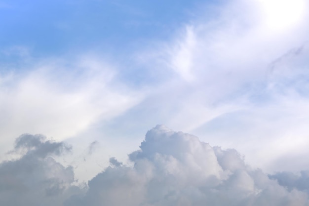 雲と空の背景