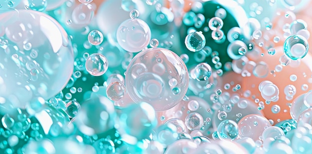 Background of colored bubbles Calming Rhythms