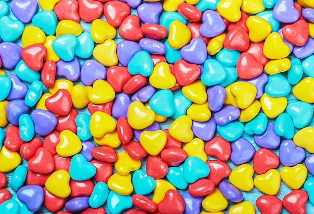 Photo background of colored candy